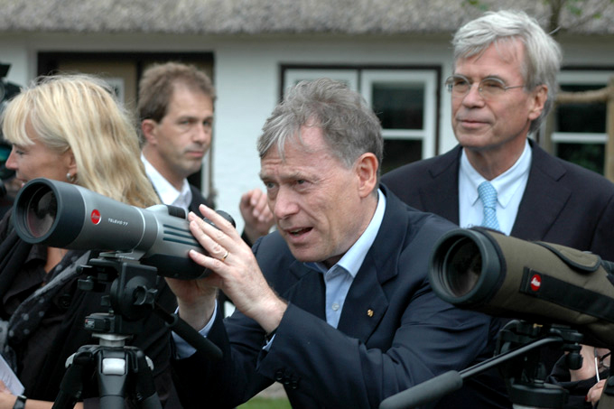 Bundespräsident Horst Köhler und Dr. Michael Otto in Bergenhusen - Foto: Kai Thomsen